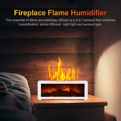 Bedroom Lasting Fragrance Machine Remote Control Aroma Air Humidifier Flame Essential Oil Diffuser Desktop Aromatherapy Diffuser